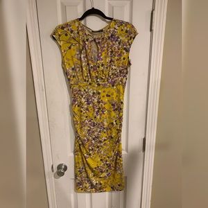 Apt. 9 Yellow/Purple Floral Dress